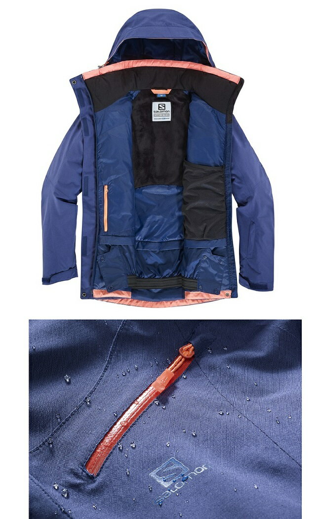 サロモン SALOMON 2018 FANTASY JKT Women BeatRedHeather L39692400 女性 レディス ジャケット 送料無料