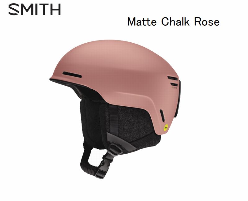 メーカー名：SMITH 商品名：METHOD カラー：MAT CHALK ROSE SMITH のヘルメットアイコンMaze/Allure がついにアップデート。その名を”Method”と冠した。最大トピックはコロイドの搭載。コロイドを加えたインモールド・コンストラクションによりプロテクションをさらに強化。Maze/Allure の人気のひとつであるフィット感、軽さもさらに改良を加えた。内部のモールドデザインも変わり今まで以上に多くの日本人にフィット感がアップ。ゲレンデ、パーク、BC、フリーライド… コロイド/ MIPS 搭載により”Method”と共に今までトライすることを躊躇ったあなたのスリルを超えて欲しい。日本のスノーヘルメットシェアNo1のMaze/Allure を唯一超えるヘルメット”Method” が満を持してここに登場。 PROTECTION + 軽量インモールド構造 + Koroydマテリアルを使用したエアロコア・コンストラクション + 8個のベンチレーションホール装備 + MIPS搭載 FIT + 自動調整ライフスタイル・フィットシステム搭載 + AirEvacベンチレーションシステム + 取外し可能イヤーパット + 脱着可能ゴーグルロック ASIA FIT SIZE：+ Small 55-59cm + Medium 59-63cm + Large 63-67cm メーカー希望小売価格はメーカーサイトに基づいて掲載しています