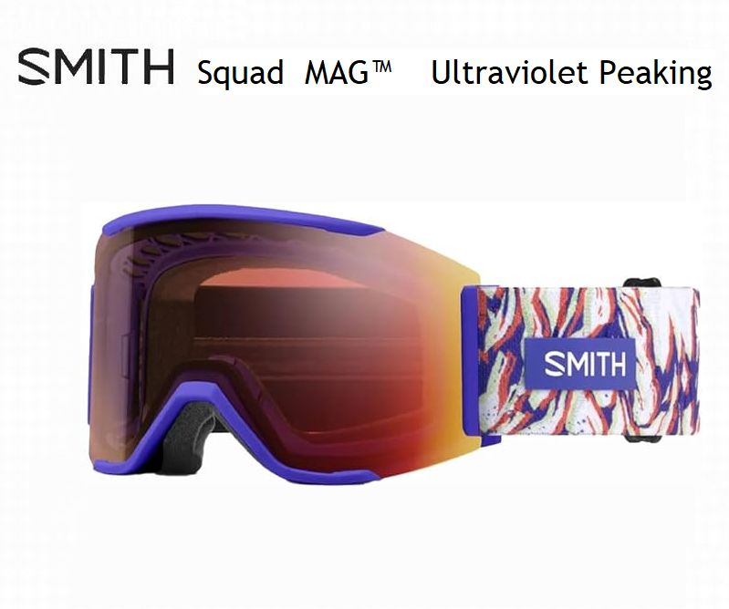 Rakuten - スミス 2025 2026 SMITH SQUAD MAG ULTRA VIOLET PEAKING スカッド マグ 国内正規品 アジアンフィット