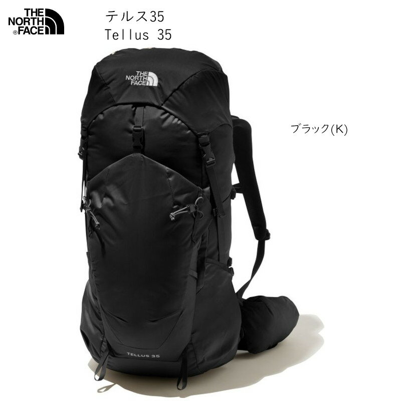 ザ ノースフェイス THE NORTH FACE Tellus 35 Black テルス バックパック ブラック 中型 トレッキング NM62341 K