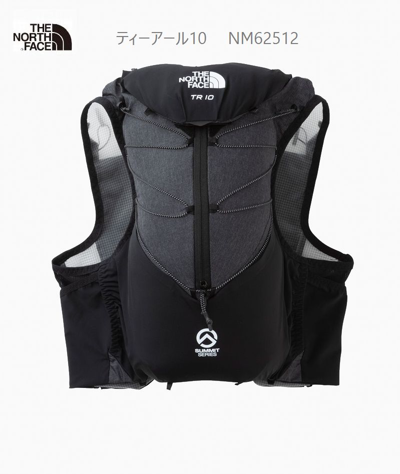 乐天商城 - ザ・ノースフェイス NORTH FACE TR 10 Black NM62512 ティーアール10 レース ランニングベスト
