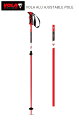 ボラ ストック 2025 VOLA ALU AJUSTABLE POLE 伸縮タイプ スキー ポール 長さ調整機能付き 110-135cm