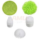 交換用 5点セット ブラシヘッド ポリッシャー お風呂掃除 ブラシ バスポリッシャー コードレス 掃除ブラシ キッチン用品 浴槽 スポンジ 洗車 掃除用品