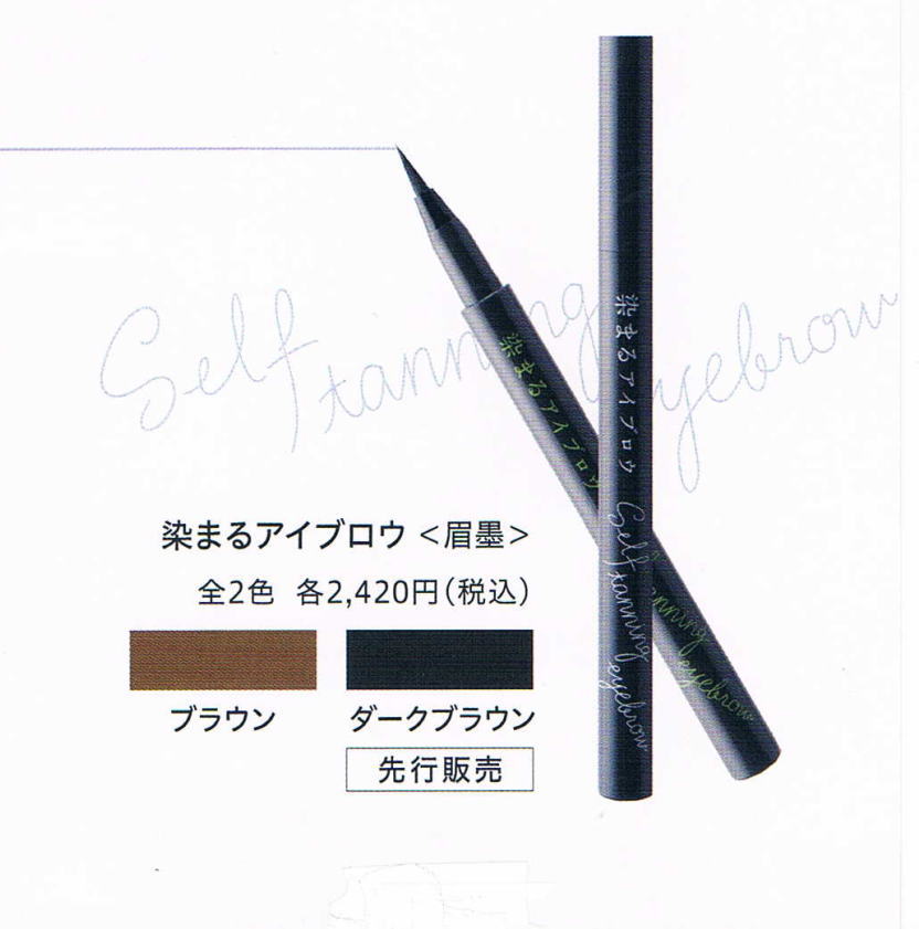 ★【送料無料】【正規品販売商品】セブンツーセブン 727 染まるアイブロウ／ ブラウン・ダークブラウン 【選べる2個セット】／ ティント×眉毛ケア　美容成分 配合