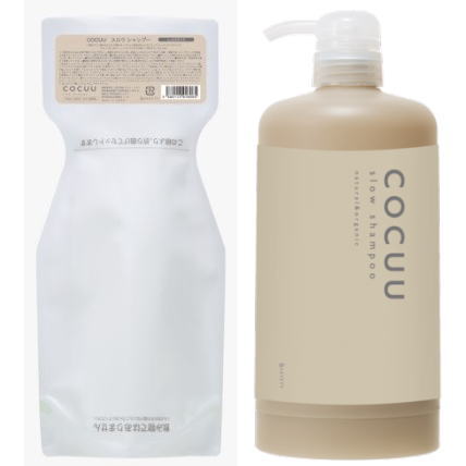 ★【送料無料】 セフティ コキュウ COCUU ／ スロウ シャンプー 700mL ＆ 詰替え用 専用カートリッジ （セット） ケースセット