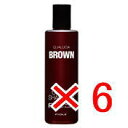 ★【送料無料】 フィヨーレ FIOLE / クオルシア カラーシャンプー ブラウン 250ml 6個セット 染毛料