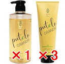 ★【送料無料】【正規品】プテロ putelo / プテロ AR シャンプー グランディール 700ml 1個 & スカルプ パック グランディール 240g 3個 セット