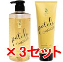 ★【送料無料】【正規品】プテロ putelo / プテロ AR シャンプー グランディール 700ml & スカルプ パック グランディール 240g 3セット