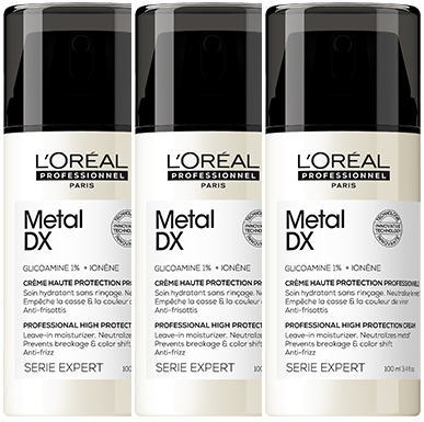 ★【送料無料】ロレアル ／ メタル DX コンセントレイテッド クリーム 100mL 【3個セット】（国内正規品）/ アウトバス トリートメント