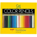 ★トンボ Tombow/色鉛筆/紙箱入色鉛筆NA 24色セット 丸軸 紙箱入り / CQ-NA24C(3)
