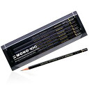 ★トンボ Tombow/ 鉛筆 モノ100 / MONOシリーズの最高級鉛筆 / 6角軸 12本入り / / HB:MONO-100HB