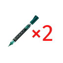 【店内商品☆ P2倍~20倍! 7/26 01:59まで】【送料無料】ぺんてる Pentel /デュアルメタリックブラッシュ/ グリーン+メタリックブルー 【2個セット】 XGFH-DD