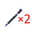 【店内商品☆ P2倍~20倍! 7/26 01:59まで】【送料無料】ぺんてる Pentel /デュアルメタリックブラッシュ/ バイオレット+メタリックブルー 【2個セット】 XGFH-DV