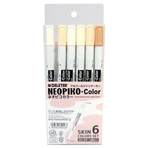 ★デリーター deleter / ネオピコカラー スキンカラー6色セット / ネオピコカラー セット商品ラインナップ / 6色セット / 311-6016 / ...