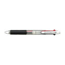 【店内商品☆ P2倍〜20倍! 7/26 01:59まで】三菱鉛筆 MITSUBISHI /ジェットストリーム 3色ボールペン 0.7mm 透明 SXE340...