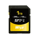 Wise SDXC UHS-II メモリーカード SD-Sシリーズ 1TB ビデオスピードクラス「V60」対応 4Kなどの高解像度・高品質な映像を記録可能