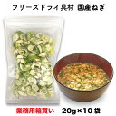 長ねぎ 白ねぎ フリーズドライ スープ みそ汁 具材 調味料 アミュード ケース 箱入（20g×10袋）