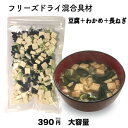 豆腐＋わかめ＋長ねぎ フリーズドライ スープ みそ汁 具材 調味料 アミュード