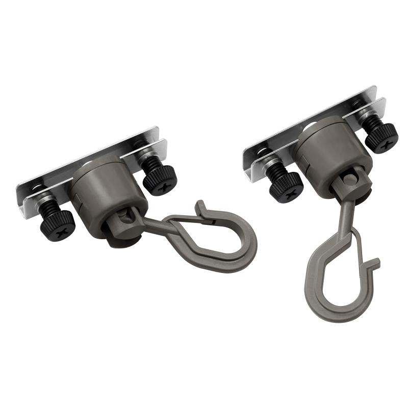 タカショー 日よけ金具 シェード取付 フック 自在型 2個組 ブロンズ オーニング シェード サンシェード..