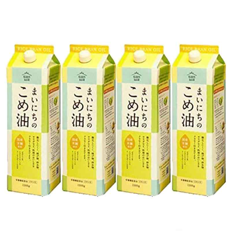 三和油脂 まいにちのこめ油 1500g 4本セット みづほ