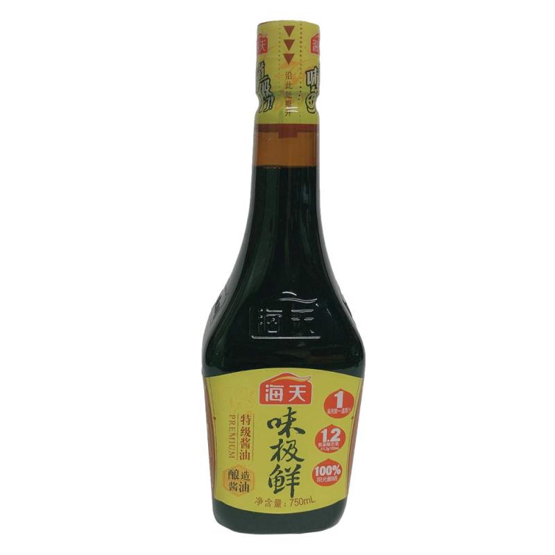 海天味极鮮醤油 750ml 味极鲜酱油 しょうゆ 中国醤油 おひたし・炒めものに
