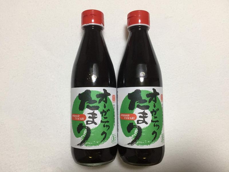 丸又商店 たまり醤油 オーガニックたまり 360ml（2本）