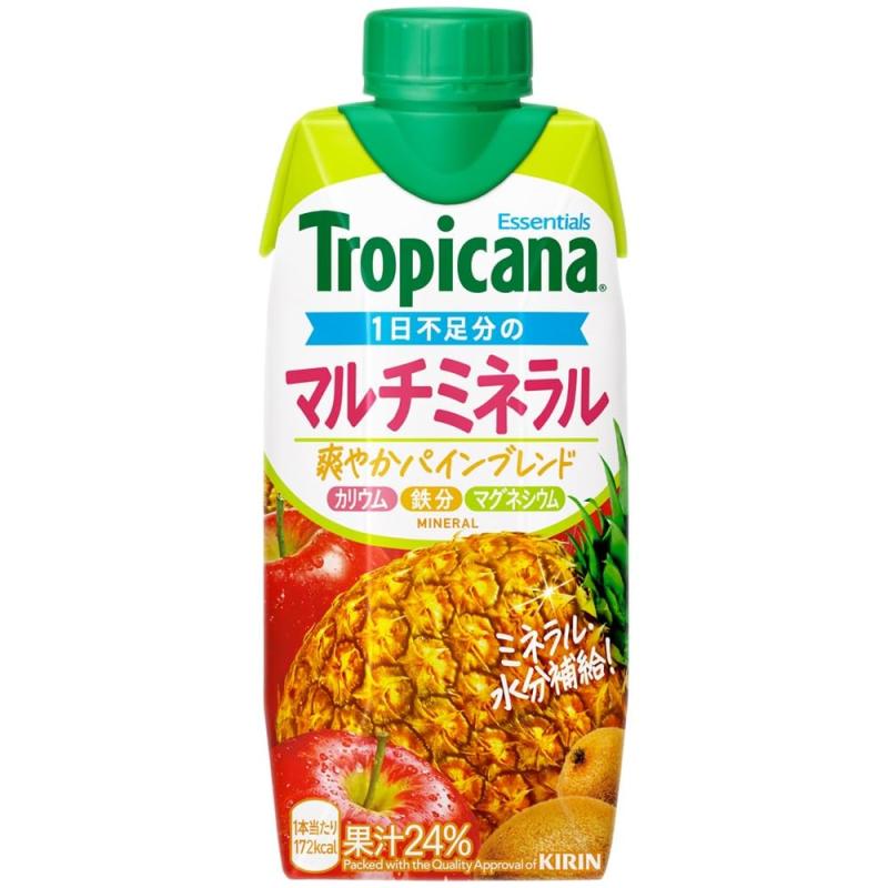 トロピカーナ エッセンシャルズ マルチミネラル 330ml ×12本 熱中症対策 ドリンク 飲み物 飲料