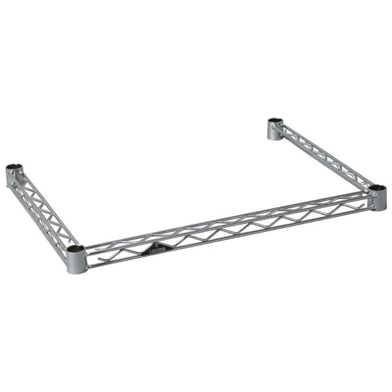 ドウシシャ ルミナス ラック スチールラック 補強パーツ コの字バー ワイヤーバー 幅61×奥行46cm 25KWB..