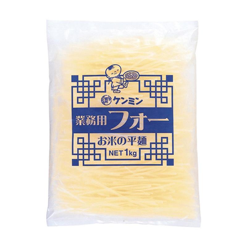 ケンミン 業務用フォー お米の平麺 1kg内容量:1kgカロリー:360kcal原材料:米(タイ)、ばれいしょでん粉(ドイツ他)商品サイズ(高さ×奥行×幅):300mm×200mm×100mm