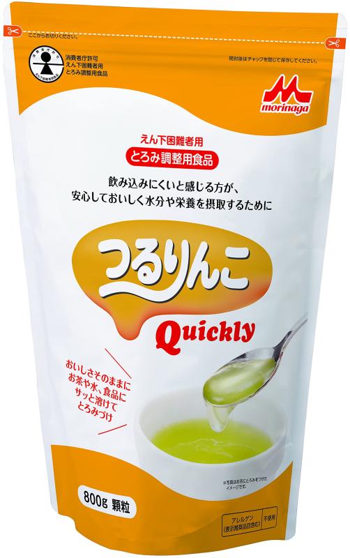 森永乳業 つるりんこQuickly 800g [とろみ剤 とろみ調整食品]