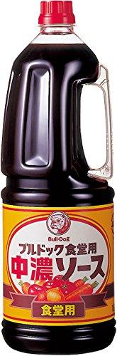 ブルドック 食堂用中濃ソースハンディパック 1.8L
