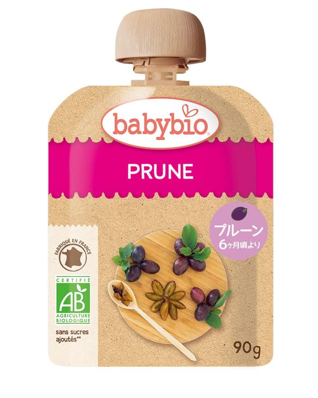 ベビービオ オーガニック ベビースムージー プルーン 90g (有機ベビーフード)(有機JAS認証品)(生後6か..