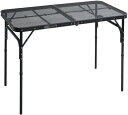 キャンパーズコレクション タフライトテーブル(幅120奥行60cm) TLT-1260(MBK)(4)