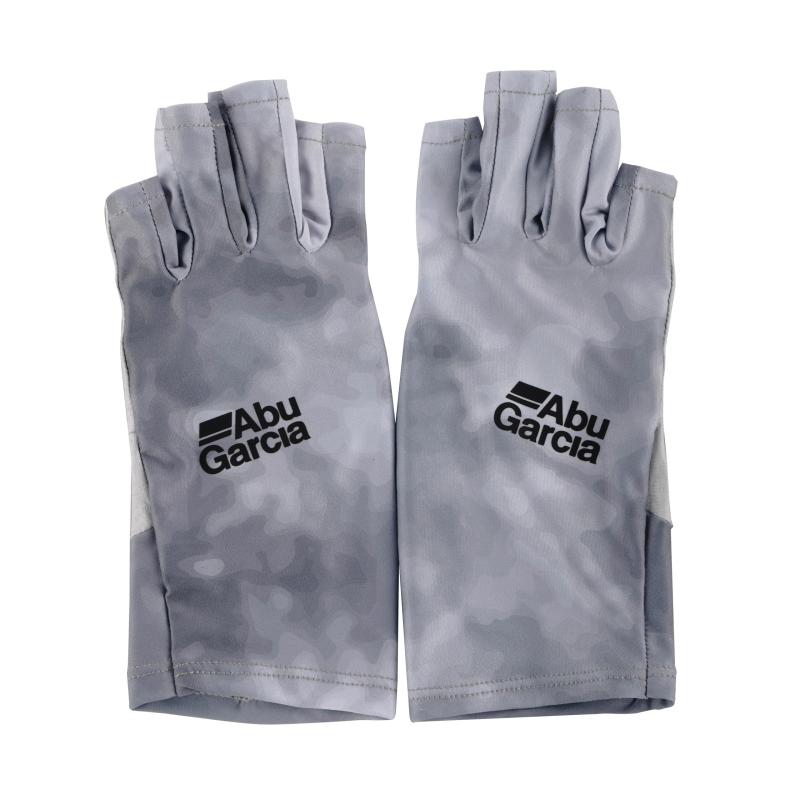 Abu Garcia (アブガルシア) バグオフ アイスドライUVグローブ グレー L 防虫 冷感 紫外線 速乾