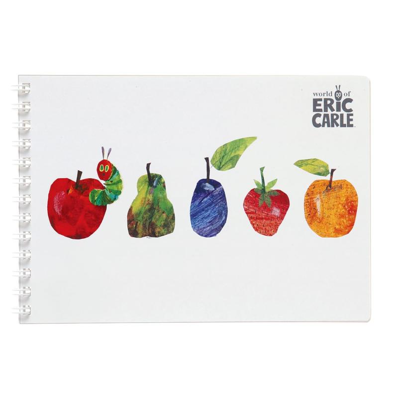 学研ステイフル はらぺこあおむし ノート リングノート B6 横型 ドット りんご BD05018