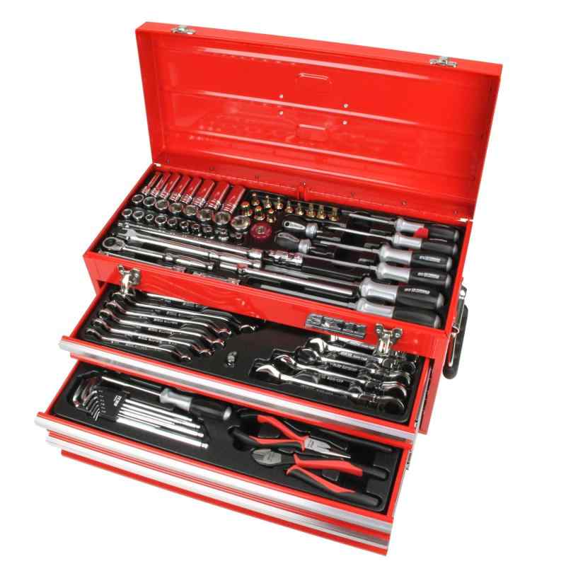 SK11(エスケー11) 整備工具セット 133点組 レッド 各種メンテナンス対応 SST