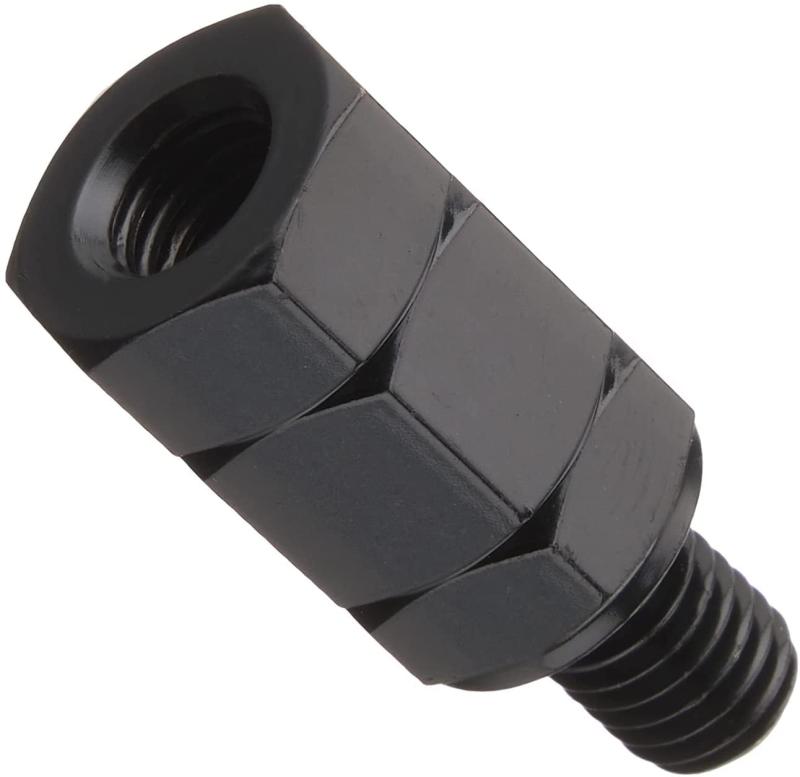 Rakuten - キタコ(KITACO) ミラーアダプター 黒 14mm 逆ネジ8mm → 逆ネジ8mm 0900-505-01087