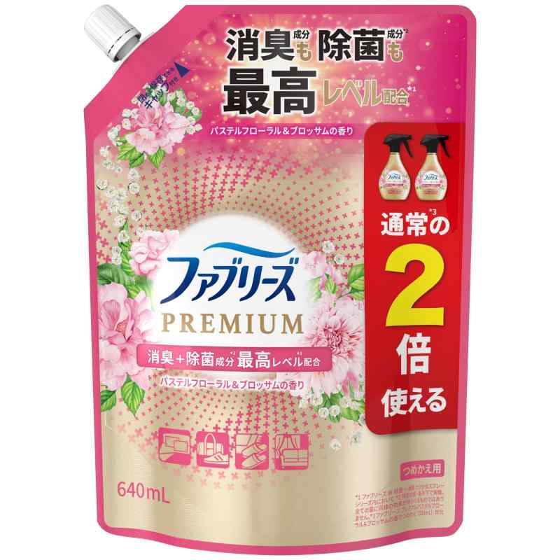 ファブリーズ 消臭スプレー 布用 PREMIUM パステルフローラル＆ブロッサム 詰め替え 特大 640mL