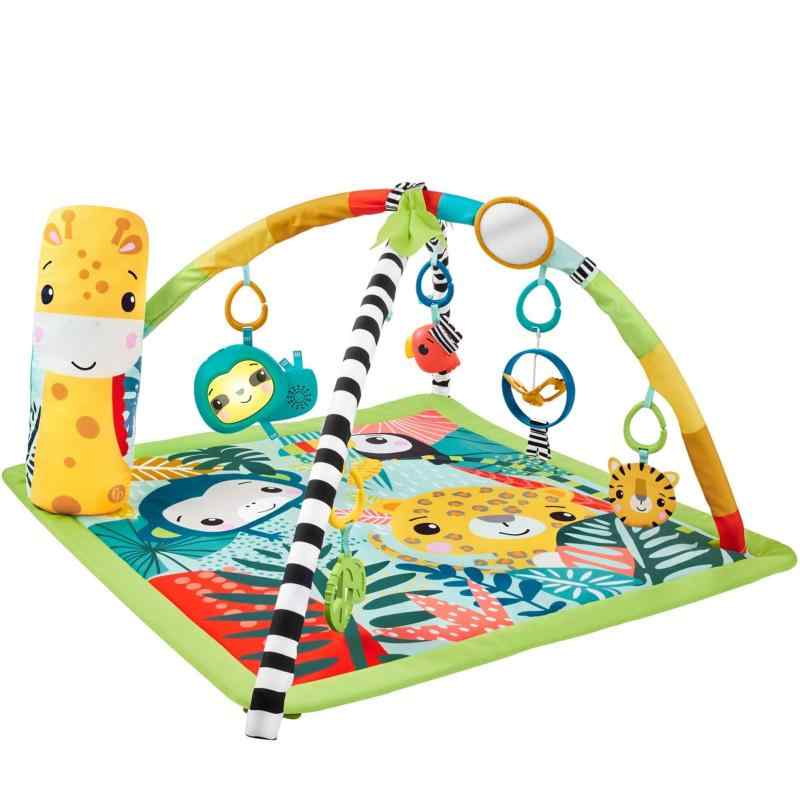 フィッシャープライス(fisher price) どうぶつたちと発見 レインフォレストジム 【お誕生(0ヵ月)~】 HJW08
