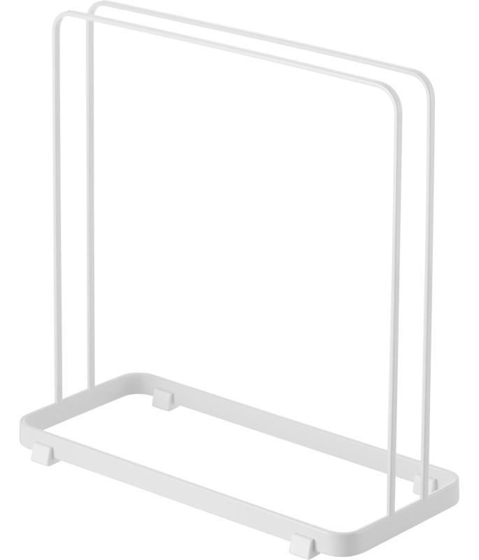 山崎実業(Yamazaki) 珪藻土バスマットスタンド プレート ホワイト 3141