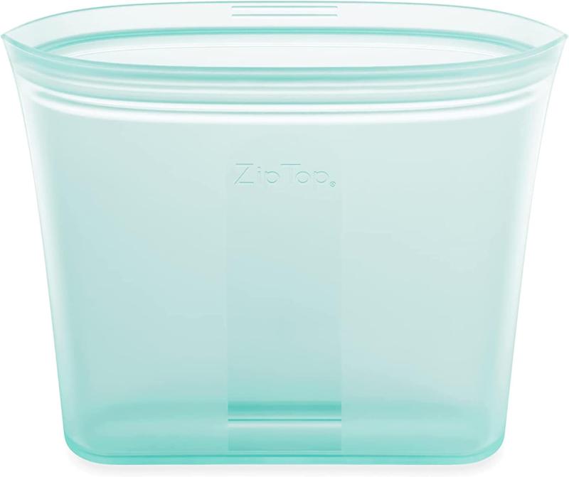 ジップトップ Zip Top シリコーンバッグ 保存容器 【日本正規品】 バッグ サンドイッチ 710ml 電子レンジ調理 冷凍 食洗機 対応 プラチナシリコーン使用 有害物質不使用 ティール ブルー