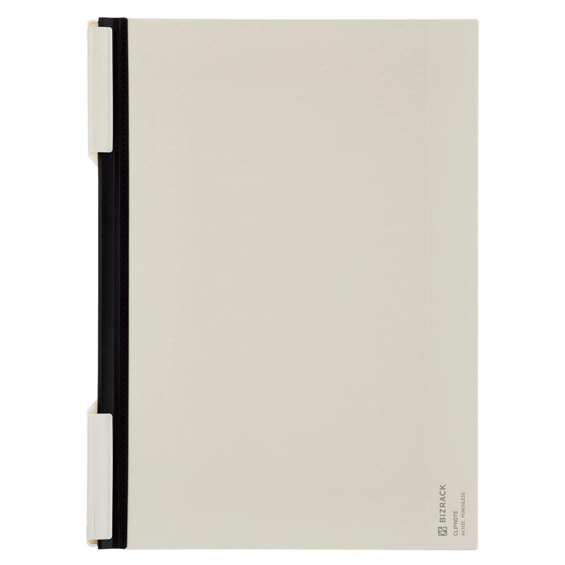 コクヨ(KOKUYO) クリップノート BIZRACK A4 オフホワイト ノ-BRCN202W穴を開けずにクリップの開閉だけでコピー用紙等を綴じられるクリップノート【サイズ】A4-S 【外寸法】 299×220×8mm【表紙色】 オフホワイト【最大収容枚数】 25枚(PPC用紙換算) 【セット内容】 中紙なし【材質】 表紙/R-PP