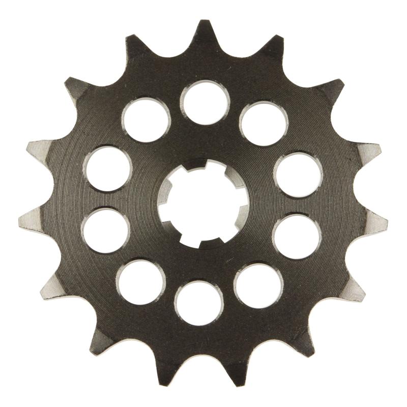 キタコ(KITACO) ドライブスプロケット(15T) YSR50/RD50/YB-1/コレダスポーツ等 530-0024215適合車種 YSR50 : 2AL/2GJ | YB-1 : 58E | ポッケ/フォーゲル : 4U1/4U7 | バーディ50 : BA41A/BA42A/BA43A | K-50/コレダスポーツ : K50-257243~ | コレダスクランブラー : LA13A | GS50 : NA41A 等 | 詳しくはキタコHPの適合表参照420サイズノーマルの補修や二次減速比のセッティングにスプロケットは消耗品です一般公道走行目安として1000kmごとの点検を推奨します