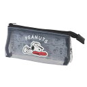 【入れ分けできて便利】PEANUTS(ピーナッツ) SNOOPY(スヌーピー) スリーポケットポーチ 野球 ベースボール ペンケース アクセサリポーチ CM3P...