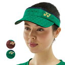 ヨネックス(YONEX) 2025 レディース Beauty & Bloom ビューティー&ブルーム ロゴ刺繍入り サンバイザー 日よけ バイザー 40101(...