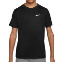 ナイキ(NIKE) 2025 SU ジュニア YTH Dri-FIT Legend レジェンド スウッシュ LBR 半袖Tシャツ FZ5198-010ブラック(...
