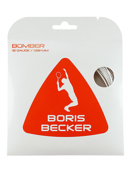 売り切り終了！大特価】ボリスベッカー ボンバー(1.23mm／1.28mm) 硬式テニスガット ポリエステルガット(Boris Becker Bomber )