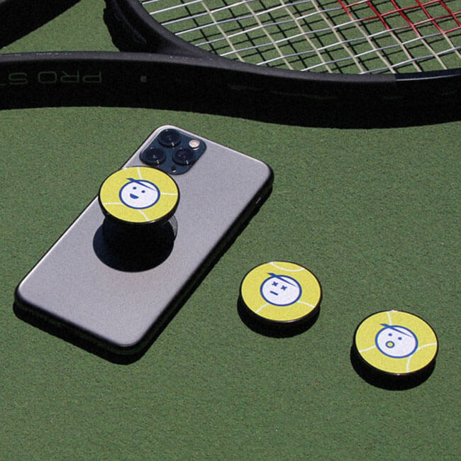 「プレゼントにもピッタリ♪」「全3種」After Tennis(アフターテニス) サークルボーイズ スマホグリップ トック スマホ スタンド (22y4m)[次回使えるクーポンプレゼント] 3