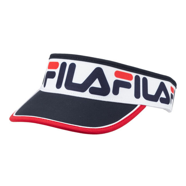 FILA(フィラ) 2022 ユニセックス AUSTIN(オースチン) バイザー 日除け FA010-100 ピーコートブルー(22y9m)[次回使えるクーポンプレゼント]