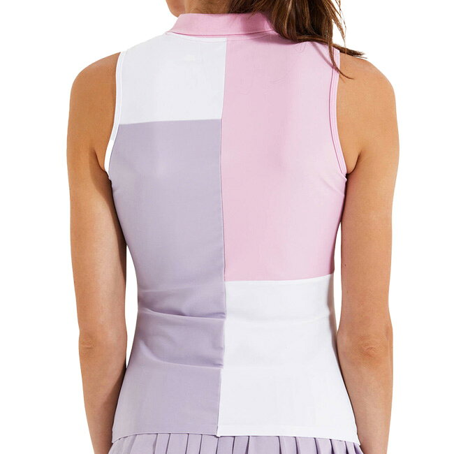 「海外サイズ」エレッセ(ellesse) 2022 SS レディース GISELA ギゼラ ポロタンク ノースリーブポロシャツ SCM14341-940 マルチ(22y2mテニス)[次回使えるクーポンプレゼント]